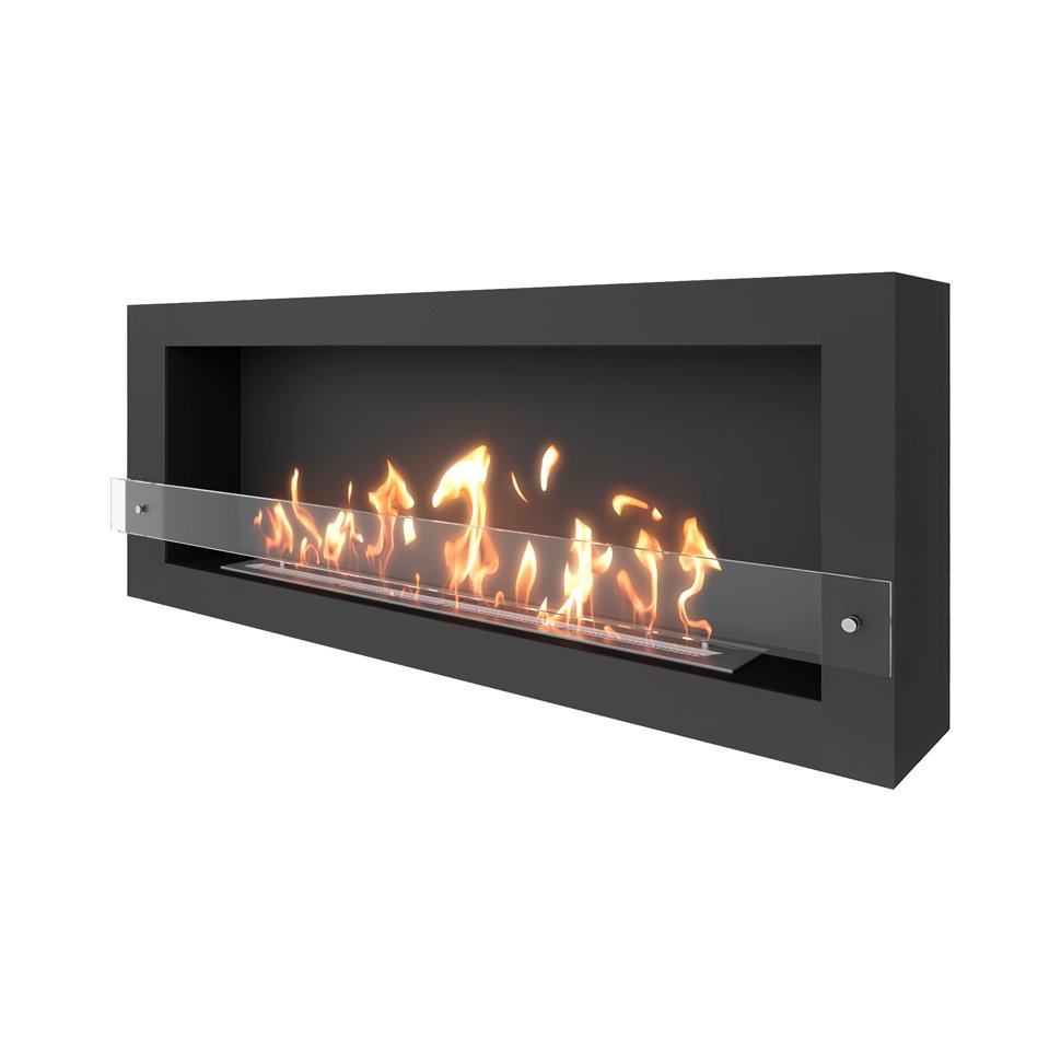 Биокамин SteelHeat WALL ONE 1400 черный