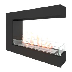 Биокамин торцевой SteelHeat GRAND 700